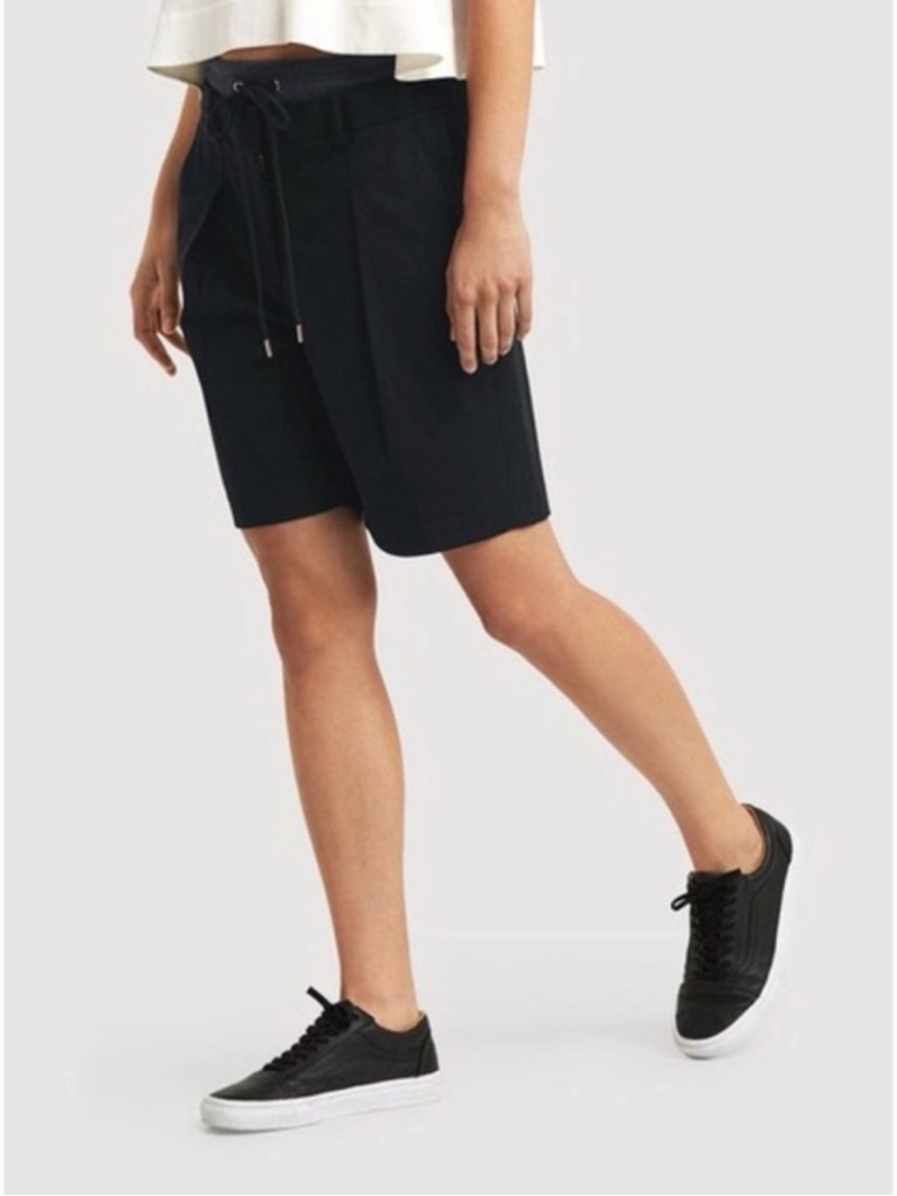 Kit and Ace Wool Cashmere Covert Shorts Size 2